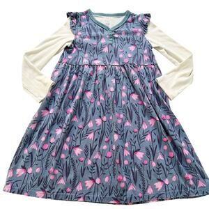 Tea Collection Dress sz 7 Long Sleeve Play Dress